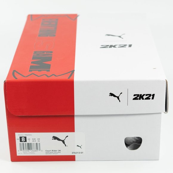 Puma Court Rider 2k \'White Ultra Grey\' 376313-01 Basketball Sneakers NBA WNBA main image 5